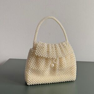 Chic Cream Pearl Mini Bag